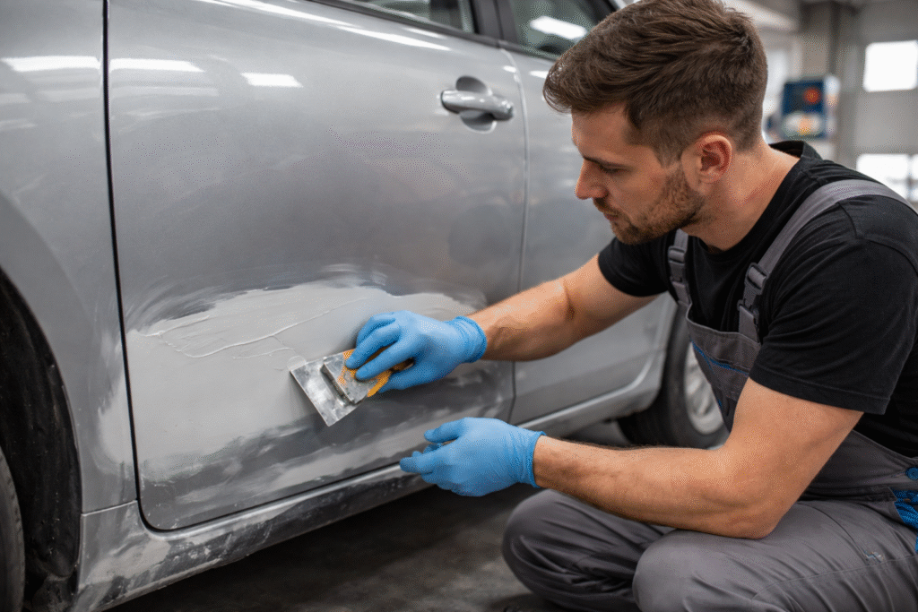 szpachla z opiłkami czy to działa